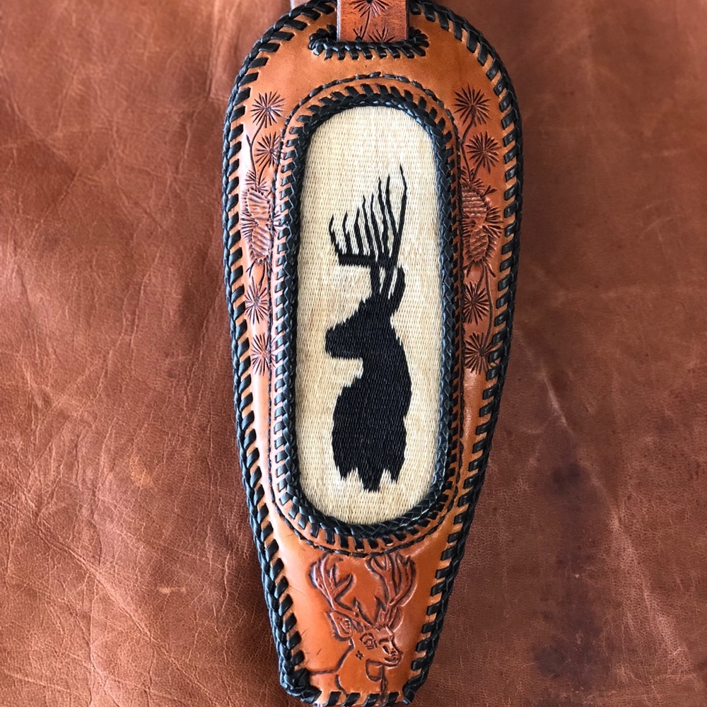 Trapper Peak Leather Horsehair “Whitetail” sling